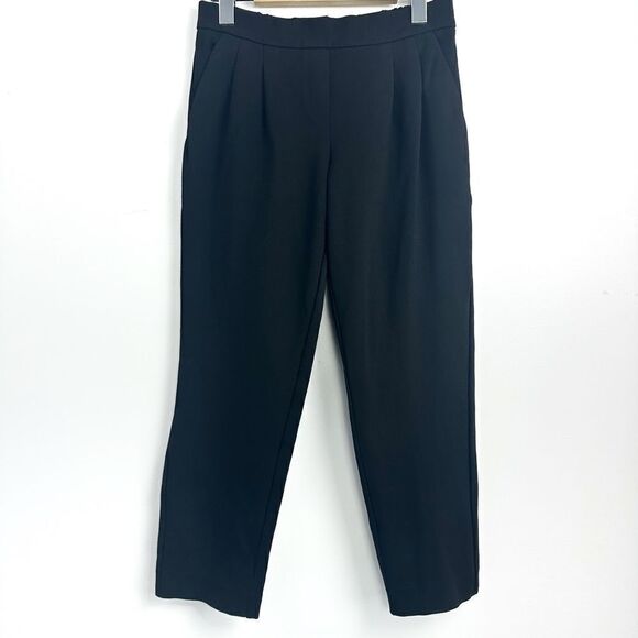 Aritzia Babaton Black Cohen Pull On Crop Pant Sz 0 - Picture 2 of 12